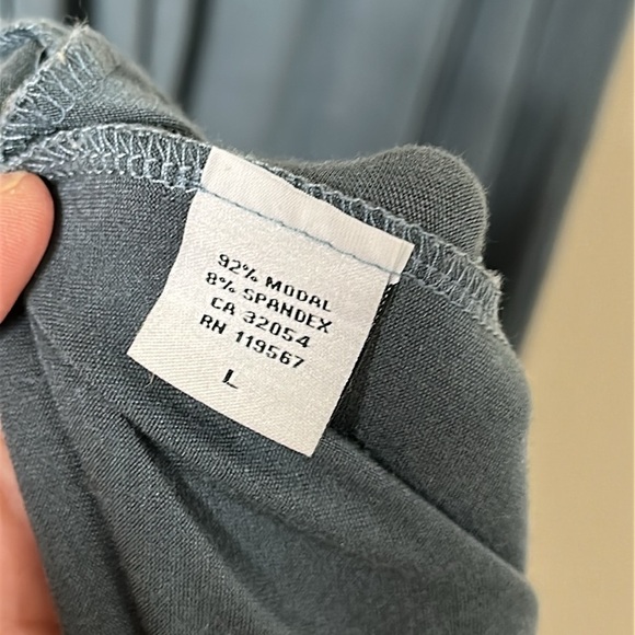 Rachel Pally One Shoulder Draped Maxi Dress SZ LRG Coastal Quiet Luxury - Picture 7 of 7